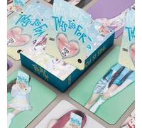 Shein 55 tarjetas Lomo de TWICE, tarjetas coleccionables del álbum THIS IS, 55 tarjetas Lomo/caja