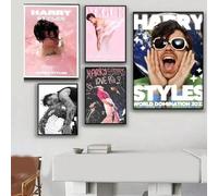 Shein 5D DIY Pintura Diamante Estilo Clásico de películas H-Harry E-Edward S-Styles, decoración del hogar artesanal