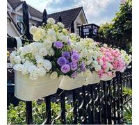 Shein 6/5/4/2/1 pieza Macetas de arte de hierro. Adecuadas para plantar suculentas, tulipanes, rosas, plantas pequeñas, fresas y otras plantas. Ideales para