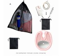 Shein 6/5/4/3/1 pieza/Set Tina inflable plegable horizontal para lavar el cabello en casa con bolsa de drenaje, incluye tubo de drenaje, tina para lavar el