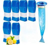 Shein 6 bolsas de PE para cubos de pañales - Forros para la eliminación de pañales, ajustables a cubos con cierre de cordón fácil para un manejo sin problem