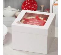 Shein 6 Paquetes/1 Paquete de Cajas de Empaque para Pasteles con Ventana, Cajas para Pasteles, Juego de Exhibición de Mesa de Postres, Suministros de Decora