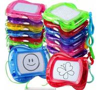 Shein 6 piezas /12 piezas Pizarra magnética mini, Libreta de notas con llavero y mochila, Pizarra de borrado en seco para dibujar y escribir, Regalos y recu