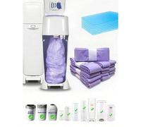 Shein 6 piezas/8 piezas/10 piezas Bolsas de eliminación de pañales moradas, aptas para Twist & Click, Tommee Tippee, Sangenic Simplee, Angelcare, Genie, Mun