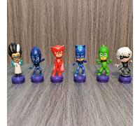 Shein 6 piezas Figuras coleccionables de PJ Masks Super Moon Adventures, Set de 1 pieza, Juguetes y regalos ornamentales