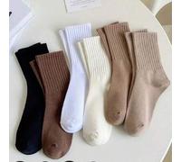 Shein 6 piezas/Set Calcetines deportivos de tobillo de uso diario casual de unicolor para mujer, 12 piezas/18 piezas/24 piezas [Nota: Cantidad calculada por