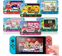 Shein 6 piezas Tarjetas Mini Amiibo de Animal Crossing Sanrio para Nintendo Switch