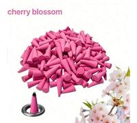 Shein 60/159/259 piezas Conos de incienso de Sakura fragante - Duración prolongada de la combustión, forma de cono elegante, perfecto para Navidad, adecuado