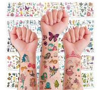 Shein 60 Pegatinas de Tatuajes Temporales Falsos con talla grande de 600 Diseños, Incluyendo Aguacates, Océano, Sirenas, Princesas Tiburón, Dinosaurios y Va