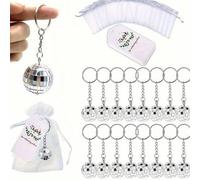 Shein 60 piezas/45 piezas/30 piezas/15 piezas Set de llaveros con bola de discoteca, incluye 20 piezas/15 piezas/10 piezas/5 piezas de llaveros con bola de