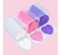 Shein 600 piezas de Toallitas removedoras de esmalte de uñas en tres colores, almohadillas de limpieza de uñas sin pelusa para uso en el hogar o en salón