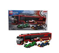 Shein 60445 F1 Camión Y Red Bull Rb20 Y Aston Martin Racing City 2025 nuevo Modelo