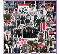 Shein 67 piezas de pegatinas, ARIRANG STICKERS, Jung/Kook, RM, JHOPE, JIMIN, JIN, V, Productos de merchandising de fans de ARIRANG, pegatinas para scrapbook