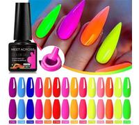 SHEIN Juego de esmalte de uñas en gel unicolor brillante – 7 piezas (otoño e invierno)