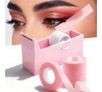 Shein 7 piezas Cinta de sombra de ojos, Lápiz delineador Herramientas auxiliares, Cinta de sombra de ojos rosa + Juego de cortador de cinta, Cortador de cin
