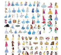 Shein 70/166/216 Pegatinas de Disney - Princesas de dibujos animados - Opción ideal para portátiles, botellas de agua y decoraciones DIY - Regalo de cumpl
