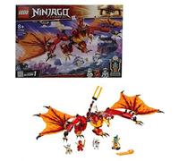 Shein 71753 Ninjago Series: Fire Dragon 's Attack Educativo Bloque de Construcción Juguete Regalo para Niños