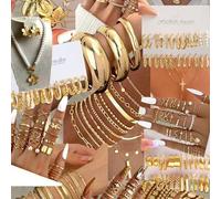 Shein 75/66/55/46/3 piezas Moneda vintage, floral geométrico, cinta, corazón, perla falsa, estrella, colgante con cuentas, borla de concha, mariposa cuadrad