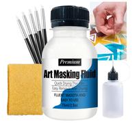 Shein 75ml Látex líquido de fácil pelado - Goma de dibujo - Se seca rápidamente - Para tinta - Acuarela - Pintura y ilustración con gouache - Suministros de