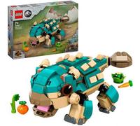 Shein 76962 Jurassic World Bumpy Bebé: Ankylosaurus, Juguete de Construcción con una Figura de Dinosaurio