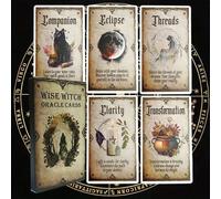 Shein 78 piezas/Set Cartas Oráculo de la Bruja Sabia - 20 Cartas para Principiantes | Desbloquea tu Sabiduría Interior a través de Juegos de Adivinación | T