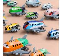 Shein 8/16 piezas Mini Avión de Juguete - Poder Inercial, Manual, Estructura de Juguete Creativa, Rompecabezas Interactivo Familiar, Favor de Fiesta y Relle