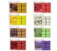 Shein 8 tipos de bloques de cera perfumada (3 onzas), cubos de calentador de cera surtidos, bloques de cera de aceite esencial vegetal para aromaterapia, de