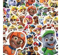 Shein 80 PIEZAS Pegatinas de dibujos animados lindos de Paw Patrol, regalos de juguetes, DIY para maleta, portátil, motocicleta, refrigerador, maleta, coche