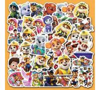 Shein 85 piezas de pegatinas lindas y geniales de PAW Patrol, calcomanías de PVC para decoración de teléfono, patineta, equipaje, refrigerador y graffiti, r