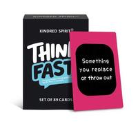 Shein 89 Tarjetas de Preguntas y Respuestas Rápidas de Doble Cara, Juego de Mesa para Fiestas de Cumpleaños, Ocio Familiar al Aire Libre, Juego de Tarjetas