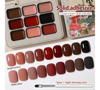 Shein 9 colores de esmalte de uñas en gel semi-permanente, con efecto degradado, resistente al agua, para uso en salón o DIY en otoño e invierno