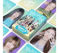 Shein 92 piezas/Caja TWICE Comeback Nuevo Álbum "THIS IS FORKPOP" (60 piezas Tarjetas LOMO + 32 piezas Pegatinas), Mercancía de fans K-POP, Edición Limitada