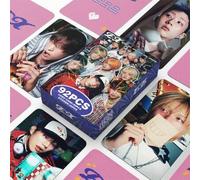 Shein 92 piezas Colección de Tarjetas Fotográficas, Pegatinas y Tarjetas LOMO del Álbum EX de P1Harmony, Conjunto de Tarjetas LOMO y Pegatinas Temáticas, Ar