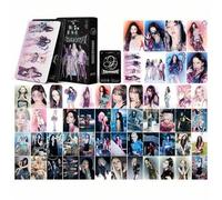 Shein 92 piezas Juego de tarjetas fotográficas brillantes del último álbum de AESPA DIRTY WORK para Karina, Winter, Giselle, Ningning, Whiplash, Armageddon,