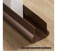 Shein 93cm/Tira Tira de sellado de puerta de PVC a presión, reducción de ruido silenciosa, tira de sellado de espacio de puerta, artefacto de bloqueo de vie