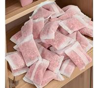 Shein 96/48/24 piezas Bolsas perfumadas de plástico con aroma a rosa para el armario - Fragancia floral para el hogar, Rojo, 12/6 piezas Purificador de aire