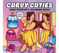 Shein (96 Páginas/230g) Belleza Curvilínea: Un libro para colorear sobre positividad corporal, dedicado a mujeres y niñas, que aporta momentos cálidos de au