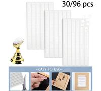 Shein 96 piezas - 30 piezas de masilla adhesiva pegajosa, masilla de pared removible y reposicionable, masilla adhesiva para pósteres, para colgar en la par