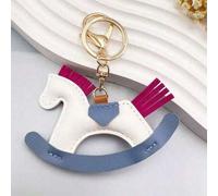 Shein Accesorio de llavero de béisbol personalizado con colgante de perro salchicha de chocolate de INS, con cordón trenzado "Amo a mi novio"