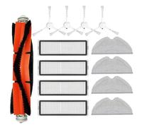 Shein Accesorios compatibles con Mijia Mijia 1C 1T Mi Robot Aspirador y Fregona, Dreame F9 Filtro HEPA, Cepillo lateral principal, Paño de fregona, Accesori