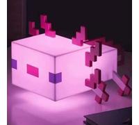Shein Accesorios de Minecraft: Muñeco de peluche con luz nocturna recargable con forma de axolotl, modelo de bomba TNT de luz nocturna pequeña, lámpara de e