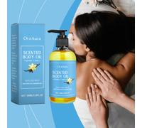 Shein Aceite corporal de vainilla de caramelo - Hidratante, nutritivo, calmante de la piel y aceite para masaje