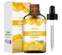 Shein Aceite esencial con aroma a limón, disponible en tamaños de 30ml y 100ml, aroma cítrico fresco y de larga duración, apropiado para difusores/piedras d