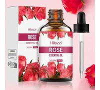 Shein Aceite esencial de rosa de 30 ml / 60 ml / 100 ml - Fragancia duradera, hidratante, humectante, nutritivo, suaviza la piel. Aceite de cuidado de la pi