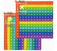 Shein Actividad práctica de multiplicación y suma de 12x12 y 12+12, juego de tablero de ajedrez para aprender matemáticas con las tablas de multiplicar, her