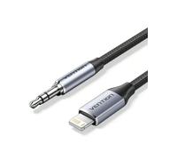 Shein Adaptador audio vention bmchf/ jack 3.5 macho - lightning macho/ 1m/ gris