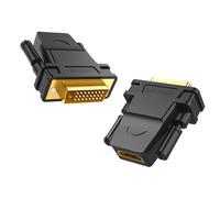 Shein Adaptador bidireccional UGREEN DVI a DVI 24+1, hembra a macho, convertidor HDTV 1080P