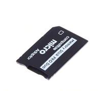 Shein Adaptador DATA FROG Memory Stick Pro Duo para PSP 1000/ 2000/ 3000 Micro SD TF a tarjeta MS, adaptador convertidor, plug and play