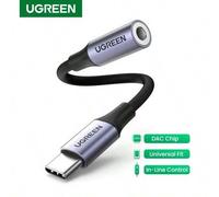 Shein Adaptador de audio UGREEN USB C a 3.5mm con chip DAC compatible con MacBook 15 Pro Max, iPad Mini 6, iPad Pro, Surface Pro 7, XPS, Pro 2020 para auric