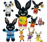 Shein Adecuado para figuras de anime Peluche de conejo Bing, peluche de panda Hoppity, peluche de elefante Sula, juguetes de acción Kawaii. Un regalo de Nav